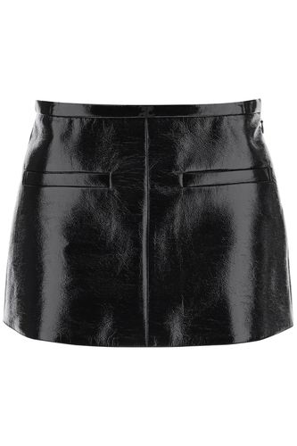 Skirt In Polyuretan - Courrèges - Modalova