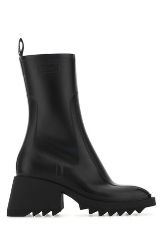 Chloé Black Rubber Ankle Boots - Chloé - Modalova