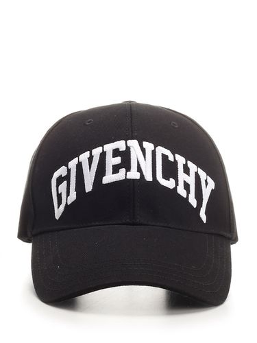 Givenchy Black Cap With Logo - Givenchy - Modalova