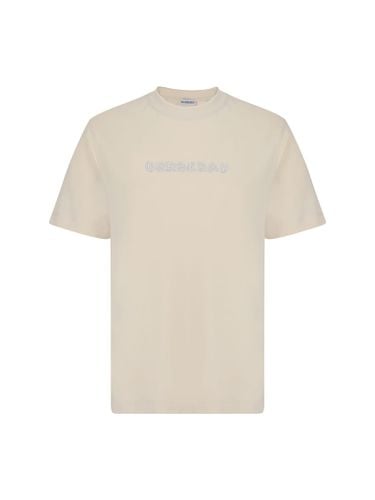 Burberry Sand Cotton T-shirt - Burberry - Modalova