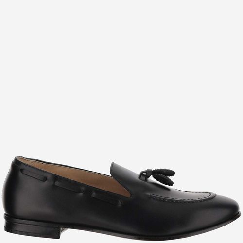 Francesco Russo Leather Moccasins - Francesco Russo - Modalova