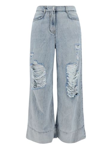 Destroyed Denim Oversize Jeans - Givenchy - Modalova