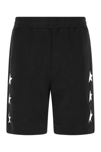 Black Cotton Diego Bermuda Shorts - Golden Goose - Modalova