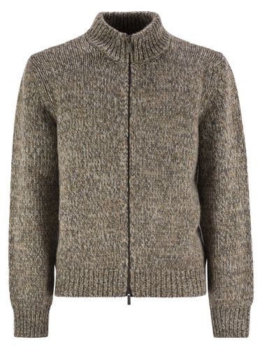 Wool-blend Turtleneck Cardigan - Peserico - Modalova