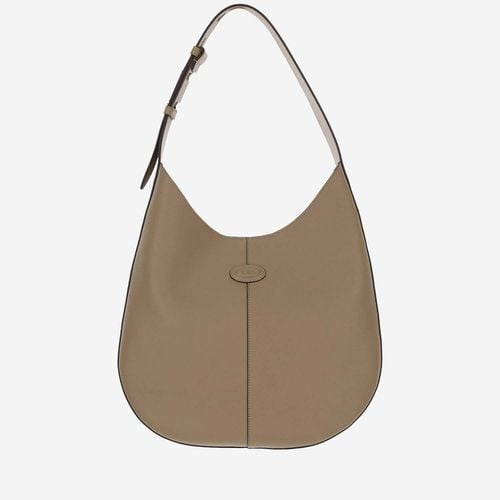 Tod's Small Leather Hobo Bag - Tod's - Modalova