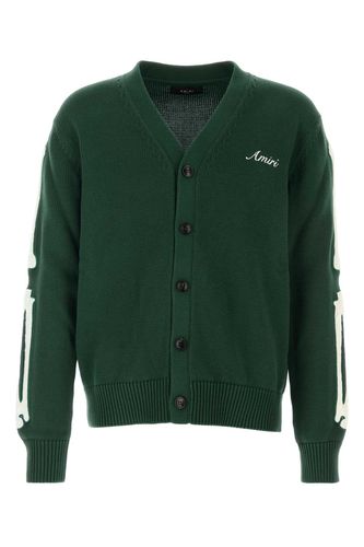 AMIRI Dark Green Cotton Cardigan - AMIRI - Modalova