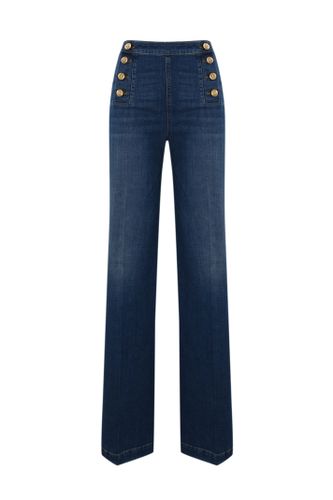 Flare Jeans With Decorative Buttons - TwinSet - Modalova