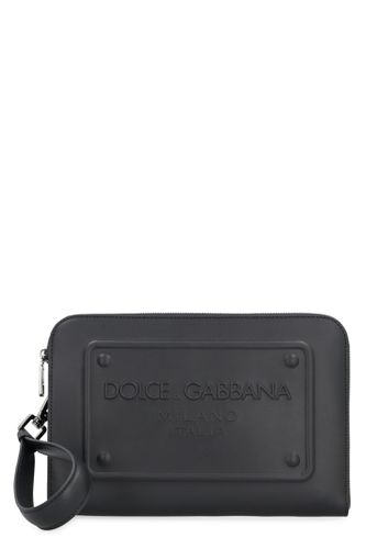 Dolce & Gabbana Leather Clutch - Dolce & Gabbana - Modalova