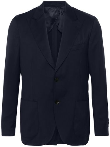 Lardini Navy Blue Wool Blazer - Lardini - Modalova