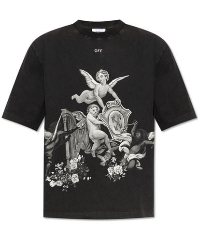 Off-White Vintage Putti T-shirt - Off-White - Modalova