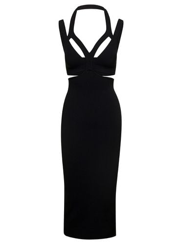 Interlink Midi Dress With Cut-out Detail In Viscose Blend Woman - Dion Lee - Modalova