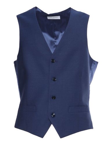 Bright Single-breasted Vest - Luigi Bianchi Mantova - Modalova