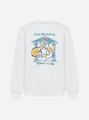 Crayon Temple Tennis Club Cotton Sweatshirt - Casablanca - Modalova