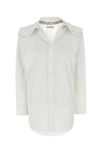 Y/Project White Poplin Shirt - Y/Project - Modalova