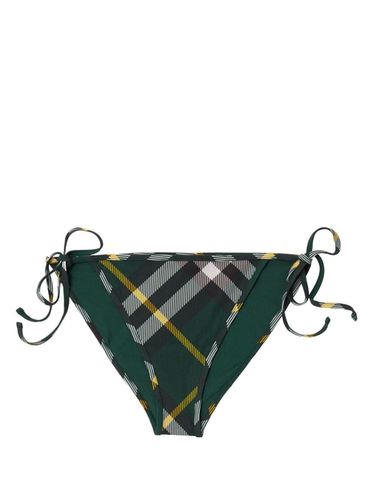 Checked Side-tied Bikini Bottoms - Burberry - Modalova