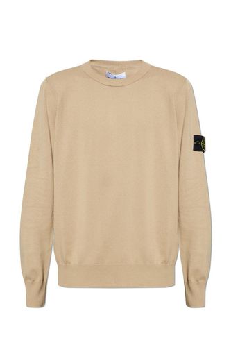 Compass Patch Crewneck Jumper - Stone Island - Modalova