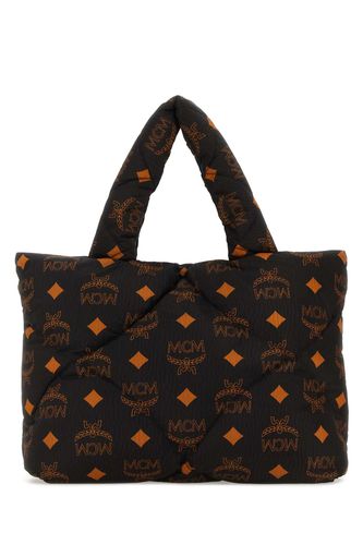 Printed Nylon Mã¼nchen Shopping Bag - MCM - Modalova