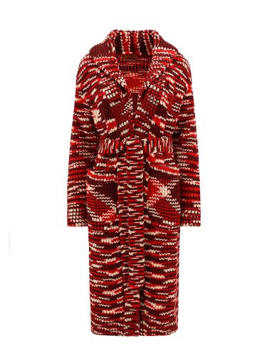 Knitted Long Belted Cardi-coat - Missoni - Modalova