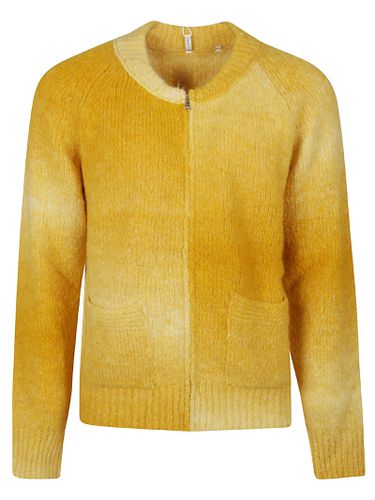 Sunflower Ombre Full Zip Cardigan - Sunflower - Modalova