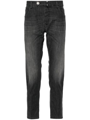 Charcoal Cotton Blend Jeans - Incotex - Modalova