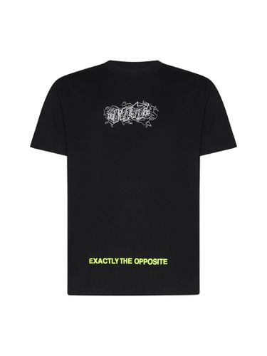 Graffiti Layers Cotton T-shirt - Off-White - Modalova