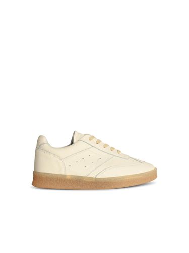 Leather Sneakers - MM6 Maison Margiela - Modalova