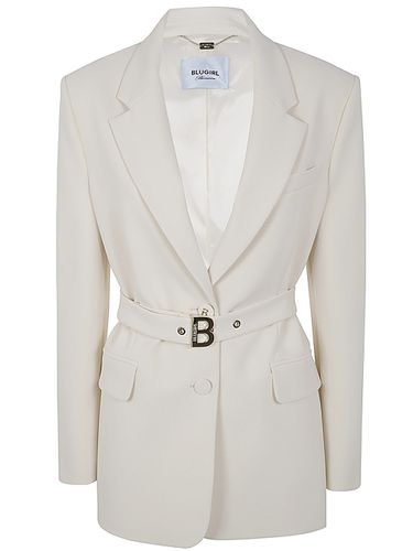 Blugirl Crepe Stretch Belt Jacket - Blugirl - Modalova