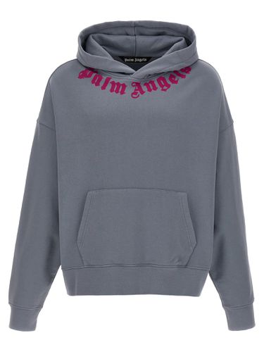 Palm Angels Neck Logo Hoodie - Palm Angels - Modalova