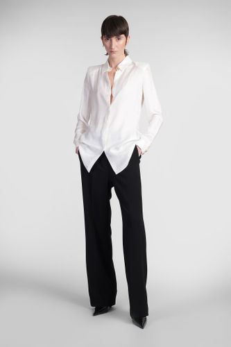 Balmain Shirt In White Viscose - Balmain - Modalova