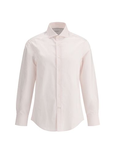 Brunello Cucinelli Striped Shirt - Brunello Cucinelli - Modalova