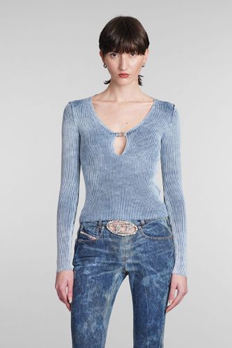 Diesel Knitwear In Cyan Cotton - Diesel - Modalova