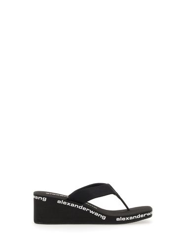 Nylon Wedge Flip Flops With - Alexander Wang - Modalova