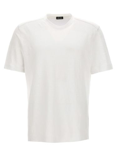 Zegna Linen T-shirt - Zegna - Modalova