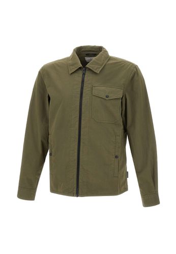 Gabardine Overshirt Cotton Jacket - Woolrich - Modalova