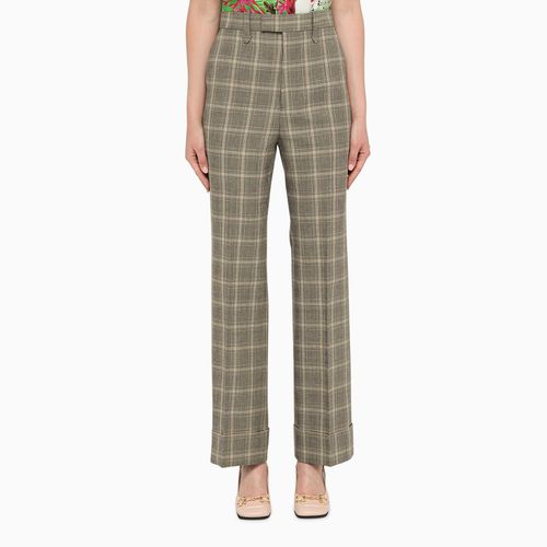 Prince Of Wales Check Trousers - Gucci - Modalova