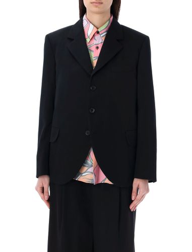 Single-breast Blazer With Floral Raffles - Comme des Garçons - Modalova