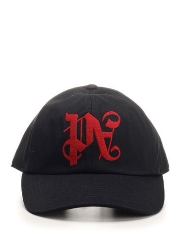 Palm Angels Monogram Baseball Hat - Palm Angels - Modalova