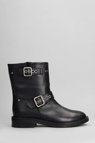 Combat Boots In Leather - Via Roma 15 - Modalova