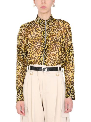 Givenchy Animal Print Zipped Shirt - Givenchy - Modalova