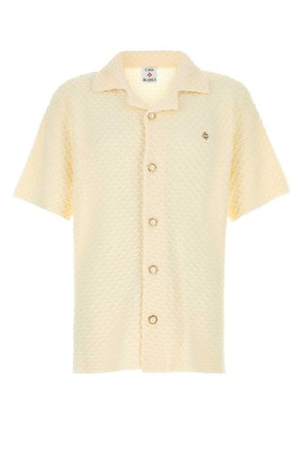 Casablanca Cream Terry Fabric Shirt - Casablanca - Modalova