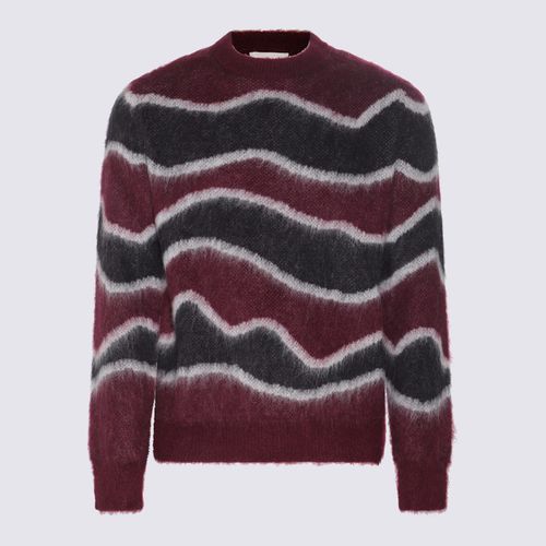 Purple And Black Wool Knitwear - PT Torino - Modalova