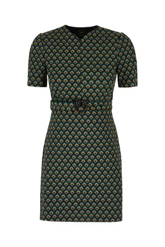 Embroidered Stretch Polyester Blend Dress - Pinko - Modalova