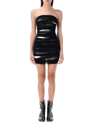 Distressed Mini Dress - MM6 Maison Margiela - Modalova