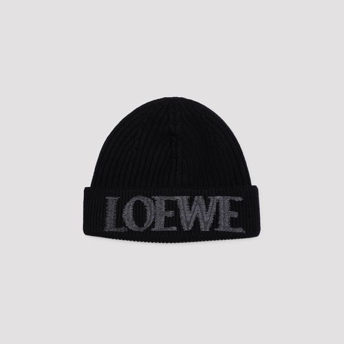 Loewe Blurred Wool Beanie - Loewe - Modalova