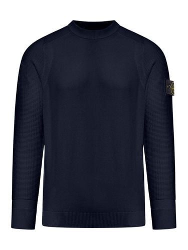 Crewneck Long-sleeved Sweater - Stone Island - Modalova