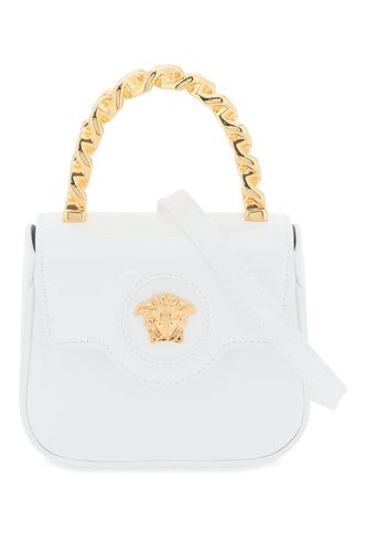 Versace White Patent Leather Bag - Versace - Modalova