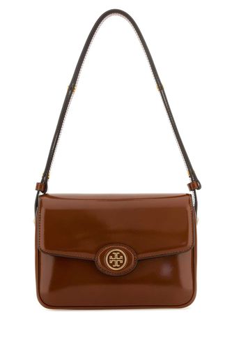 Caramel Leather Robinson Shoulder Bag - Tory Burch - Modalova