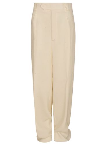 Wrap Straight Trousers - Giorgio Armani - Modalova