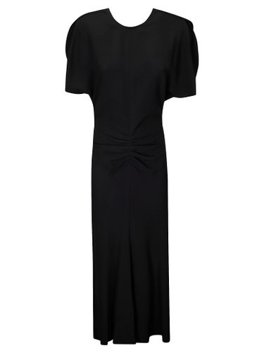 Gathered Waist Midi Dress - Victoria Beckham - Modalova