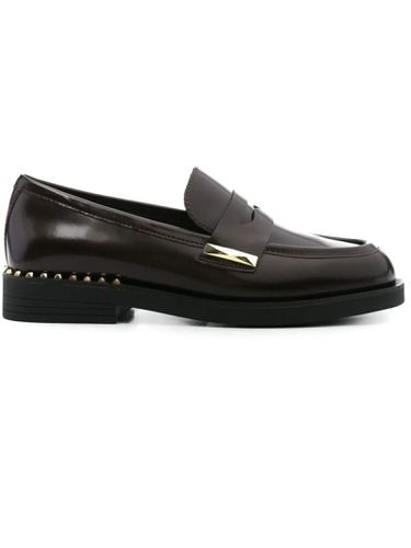 Bordeaux Calf Leather Whisper Loafers - Ash - Modalova